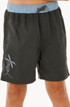 Boardshorts^Rip Curl Boys Eternal Shred Block Volley Boardshort Washed Black