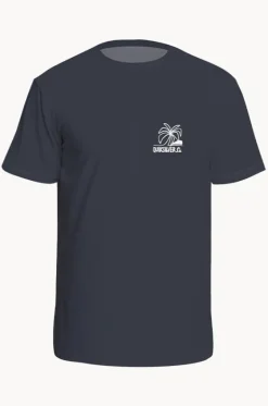 Rashies^Quiksilver Boys Everyday Surf Short Sleeve Suntop Ink