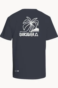 Rashies^Quiksilver Boys Everyday Surf Short Sleeve Suntop Ink