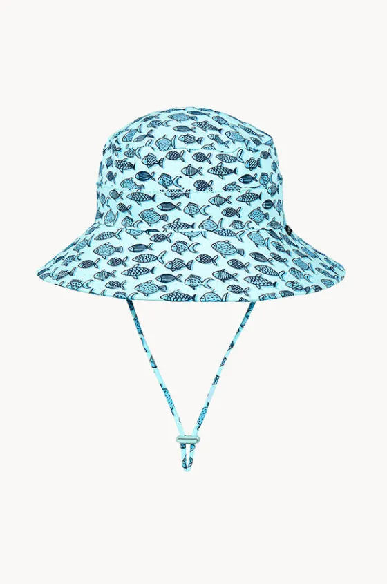 Hats^Bedhead Boys Fish Classic Bucket Hat Turquoise