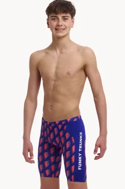Jammers^Funky Trunks Boys Flash Jammer Navy/red