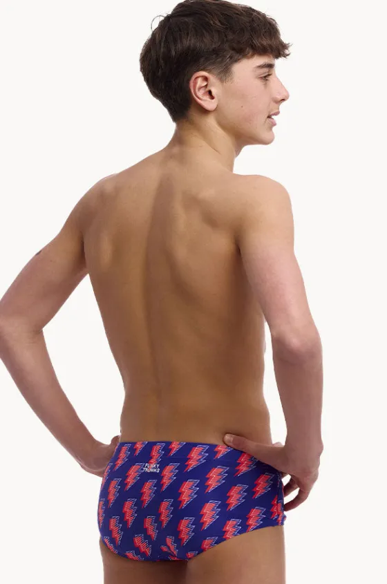 Trunks^Funky Trunks Boys Flash Trunk Navy/red