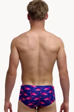 Trunks^Funky Trunks Boys Flocked Up Trunk Purple/pink