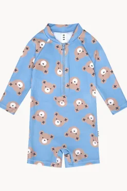 Rashies & Sunsuits^Huxbaby Boys Huxbear Sunsuit Cornflower