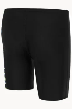 Jammers^Speedo Boys Hyperboom Panel Jammer Black/yellow