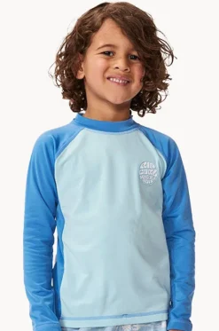 Rashies & Sunsuits^Rip Curl Boys Icons Brushed Long Sleeve Suntop Blue