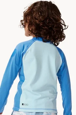 Rashies & Sunsuits^Rip Curl Boys Icons Brushed Long Sleeve Suntop Blue