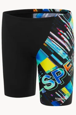 Jammers^Speedo Boys Incite V Cut Jammer Black/Multi
