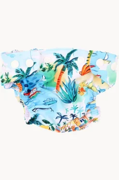 Swim Nappies^Minihaha Boys Luca Aqua Nappy Blue/multi