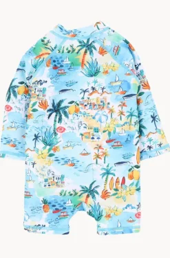 Rashies & Sunsuits|Rashies & Sunsuits^Minihaha Boys Luca Sunsuit Blue/Multi