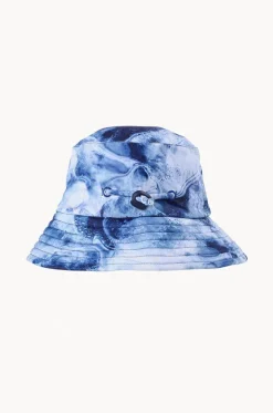 Hats^Minihaha Boys Max Swirl Sunhat Navy/White