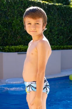 Briefs^Salty Ink Boys Beach Racer Brief Miami