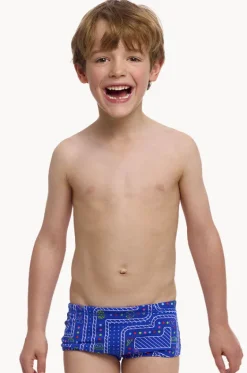 Trunks^Funky Trunks Boys Much Munchies Trunk Blue/multi