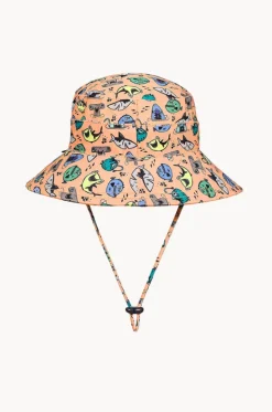Hats^Bedhead Boys Nippers Classic Bucket Sunhat Orange