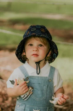 Hats^Bedhead Boys Nomad Classic Bucket Hat Deep Navy