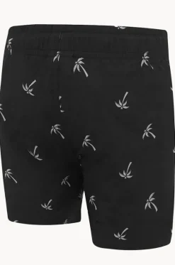 Boardshorts^Speedo Boys Palm Shorties Boardshort Black/grey