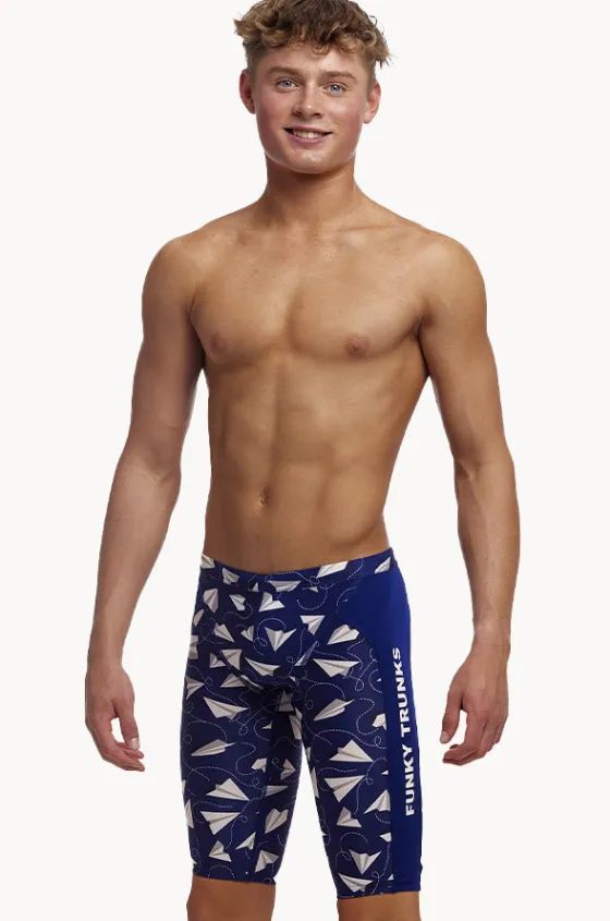 Jammers^Funky Trunks Boys Paper Plain Jammer Navy