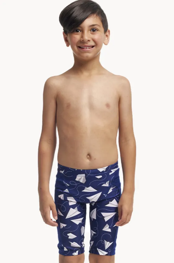 Jammers^Funky Trunks Boys Paper Plain Jammer Navy