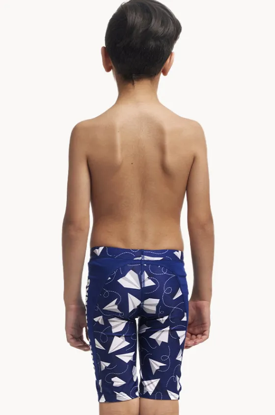 Jammers^Funky Trunks Boys Paper Plain Jammer Navy