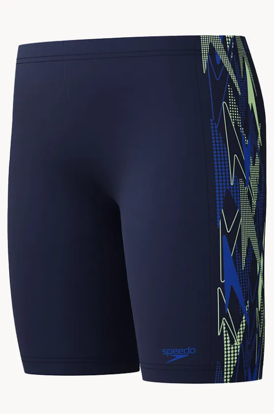 Jammers|Jammers^Speedo Boys Plastisol Placement Jammer Peacoat
