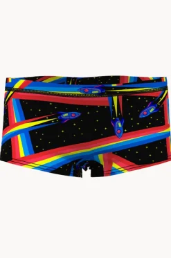 Trunks^Funky Trunks Boys Pocket Rocket Trunk Black/multi