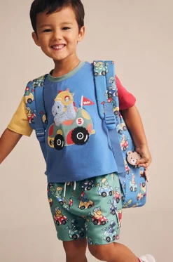 Boardshorts^Huxbaby Boys Racer Dino Swim Short Green