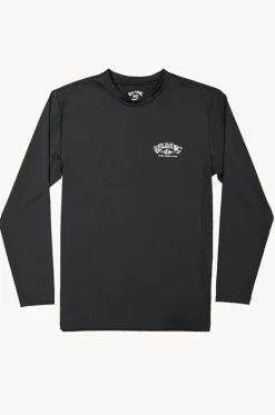 Rashies^Billabong Boys Ransom Long Sleeve Suntop BLACK