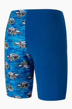 Jammers^Speedo Boys Reef Shark Jammer Blue/yellow