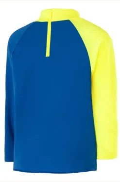Rashies & Sunsuits^Speedo Boys Reef Shark Suntop Blue/yellow