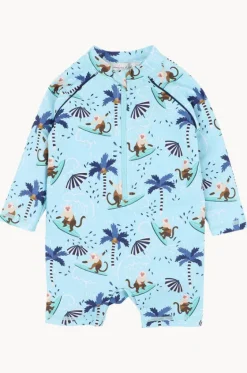 Rashies & Sunsuits|Rashies & Sunsuits^Minihaha Boys Riley Sunsuit Light Blue