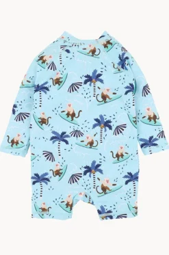 Rashies & Sunsuits|Rashies & Sunsuits^Minihaha Boys Riley Sunsuit Light Blue