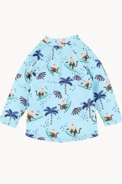 Rashies & Sunsuits^Minihaha Boys Riley Suntop Light Blue
