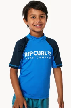 Rashies & Sunsuits^Rip Curl Boys Shock Short Sleeve Suntop Blue