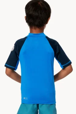 Rashies & Sunsuits^Rip Curl Boys Shock Short Sleeve Suntop Blue