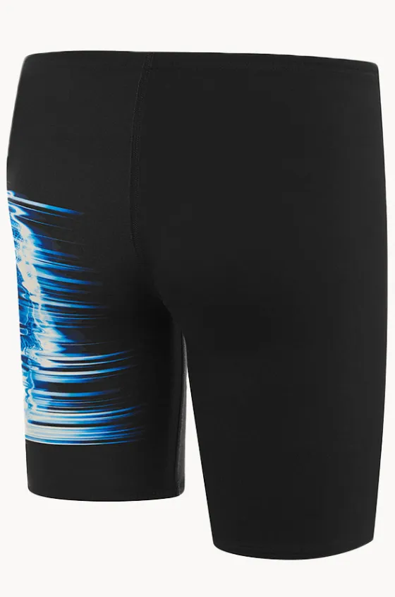 Jammers^Speedo Boys Skull V Cut Jammer Black/blue