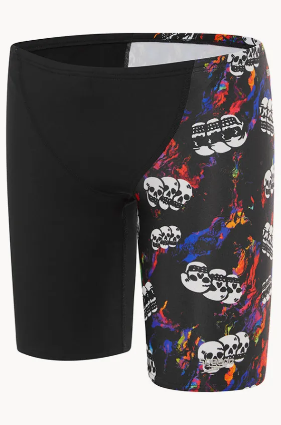 Jammers|Jammers^Speedo Boys Skull V Cut Jammer Black/multi