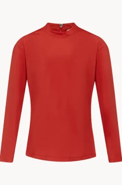 Rashies & Sunsuits^Babes In The Shade Boys Suntop Red