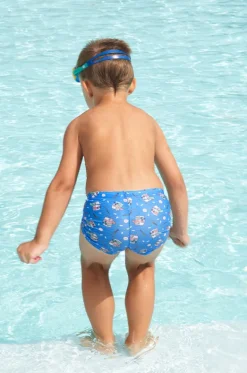 Trunks^Zoggs Boys Super Sushi Hip Racer Trunk Blue