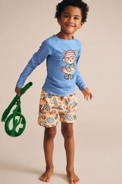 Rashies & Sunsuits^Huxbaby Boys Surfer Hux Suntop Marine