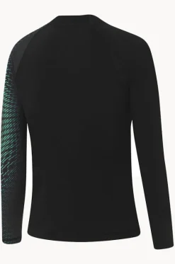 Rashies|Rashies & Sunsuits^Speedo Boys Tech Panel Suntop Black/green