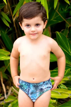 Swim Nappies^Salty Ink Boys Urban Swim Nappy Jungle