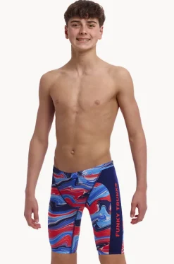 Jammers^Funky Trunks Boys Wave Craze Jammer Blue/red