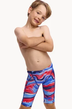 Jammers^Funky Trunks Boys Wave Craze Jammer Blue/red