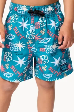 Boardshorts^Rip Curl Boys Wave Dayz Volley Boardshort Blue