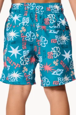 Boardshorts^Rip Curl Boys Wave Dayz Volley Boardshort Blue