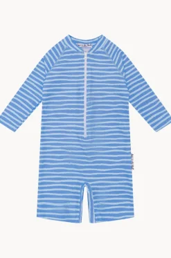 Rashies & Sunsuits|Rashies & Sunsuits^Babes In The Shade Boys Waves Sunsuit Light Blue