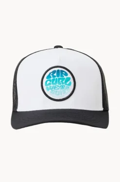 Hats^Rip Curl Boys Wetsuit Icon Trucker Cap Black/white