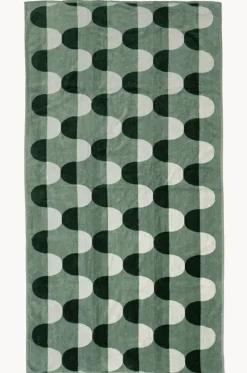 Towels|Towels^Bambury Cadence Beach Towel Teal