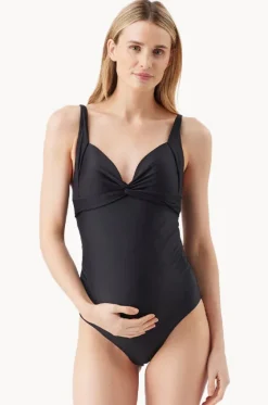 One Pieces^Ripe Maternity Calipso One Piece BLACK