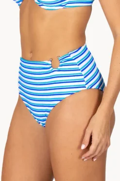 Bottoms^Baku Capri High Waist Cheeky Pant Blue